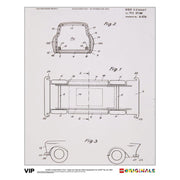 LEGO Originals: German Patent LEGO Toy Car 1963 - Limited Edition Print [LEGO, #5006006] LEGO LEGO   