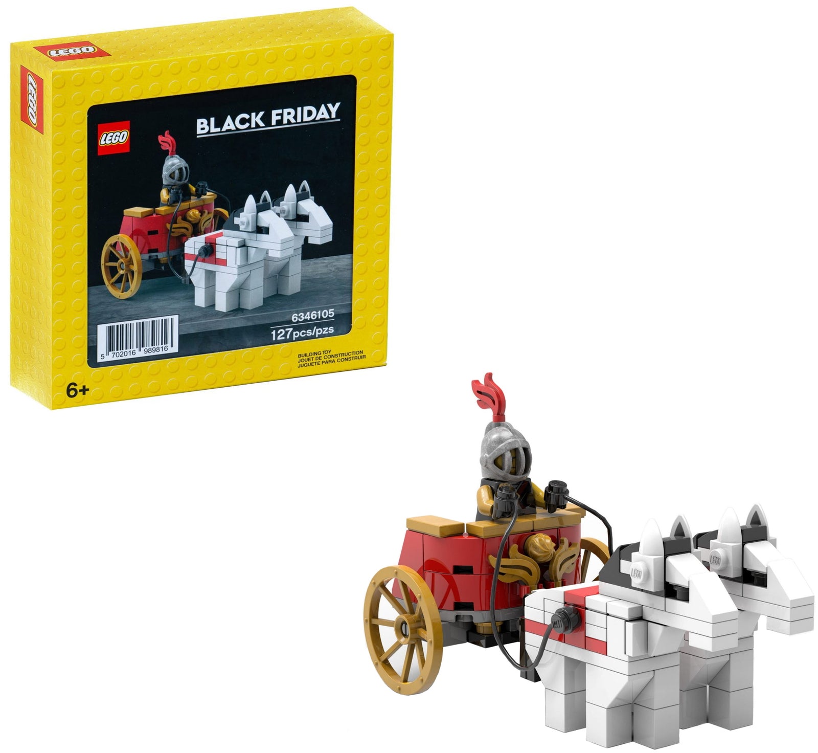 LEGO Roman Chariot - 127 Piece Building Set [LEGO, #6346105] LEGO LEGO   