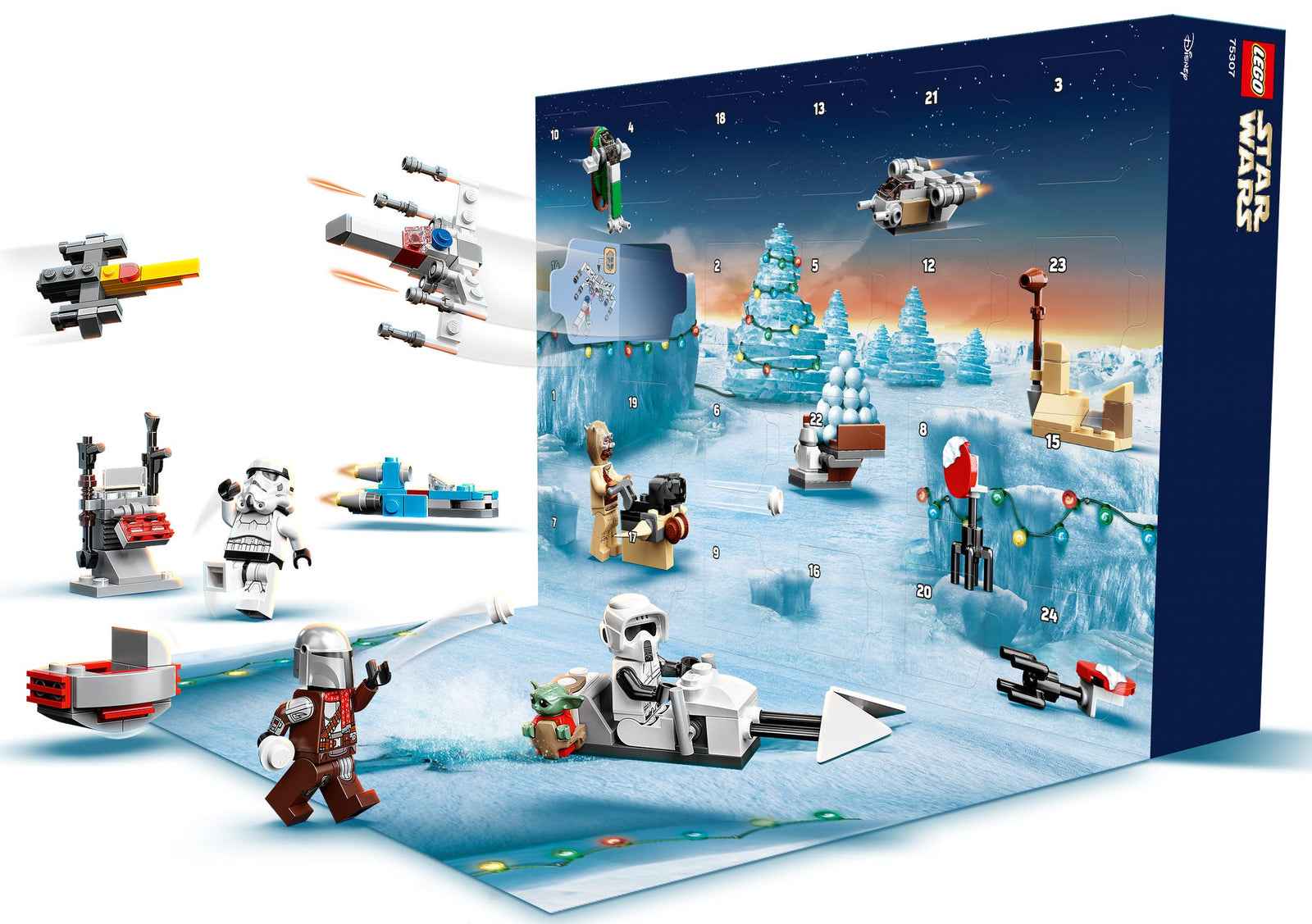 LEGO Star Wars: Advent Calendar 2021 - 335 Piece Building Kit [LEGO, #75307] LEGO LEGO   