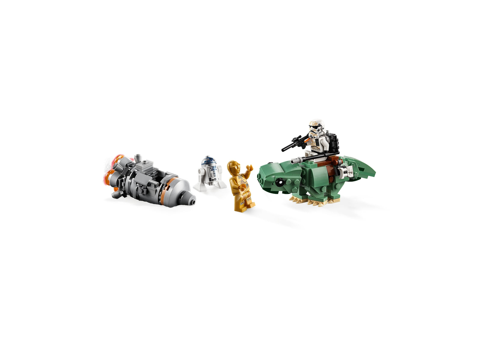 LEGO Star Wars: Escape Pod vs. Dewback Microfighters - 177 Piece Building Kit [LEGO, #75228] LEGO LEGO   