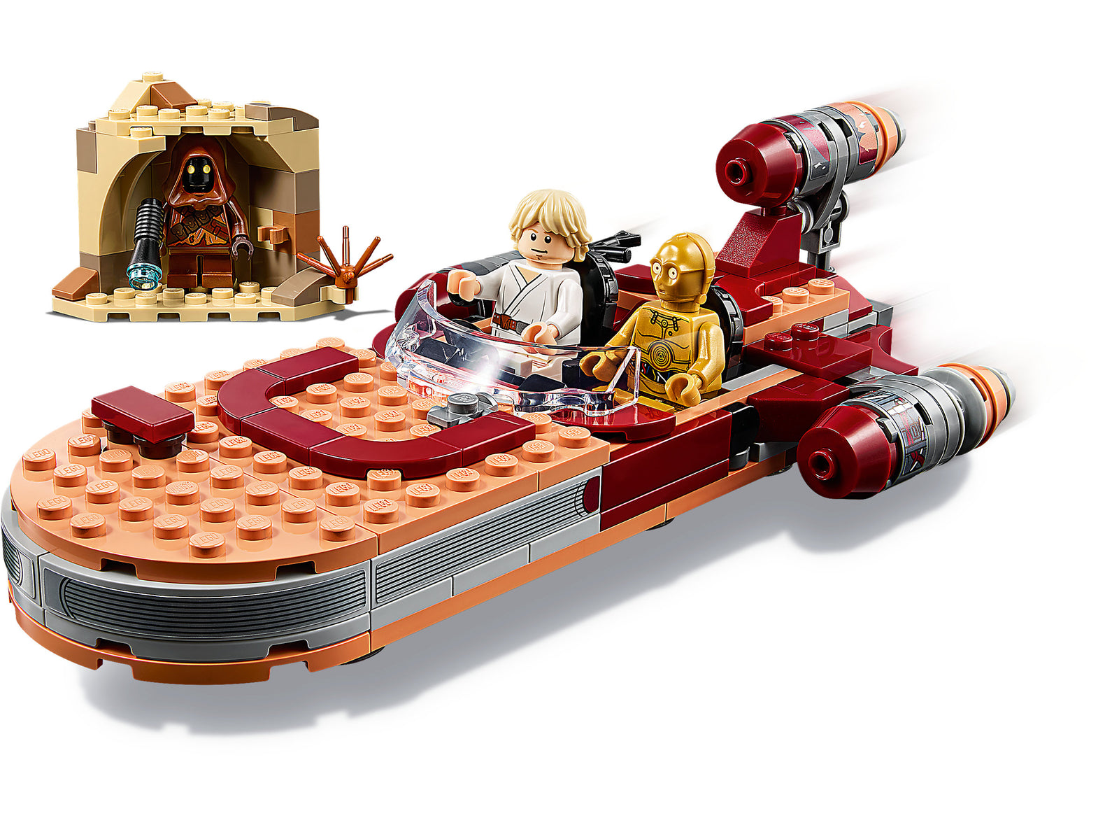 LEGO Star Wars: Luke Skywalker's Landspeeder - 236 Piece Building Kit [LEGO, #75271] LEGO LEGO   