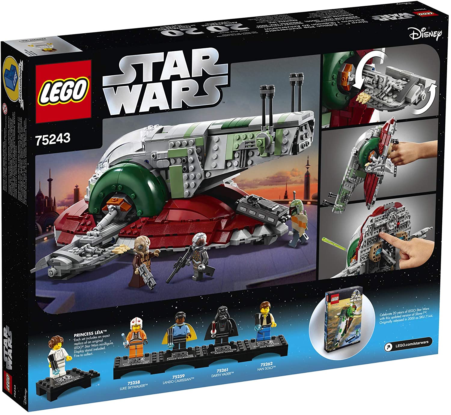 LEGO Star Wars: Slave l - 20th Anniversary Edition - 1007 Piece Building Kit [LEGO, #75243] LEGO LEGO   