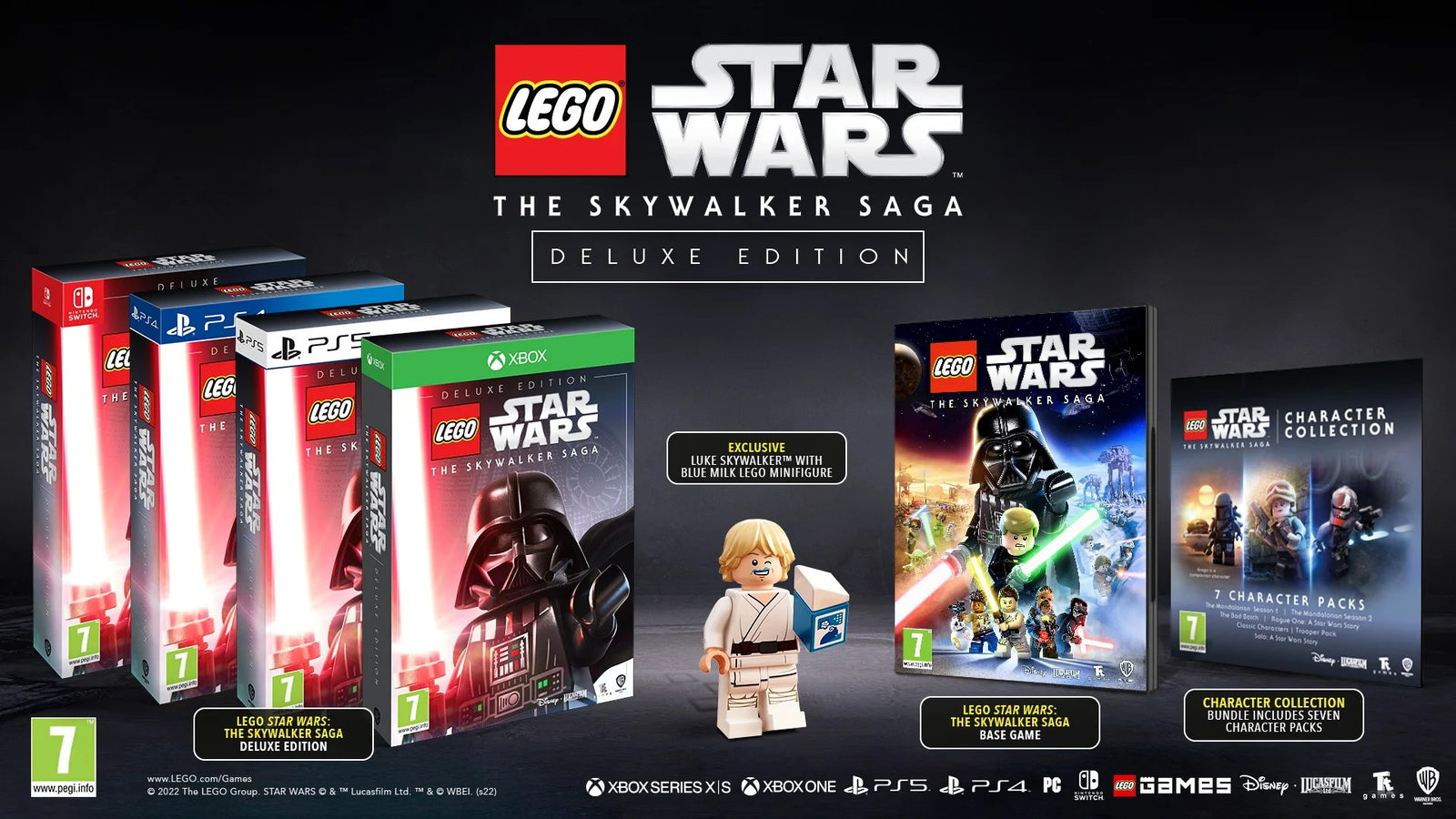 LEGO Star Wars: The Skywalker Saga - Deluxe Edition [Nintendo Switch] Nintendo Switch Video Game Warner Bros.   