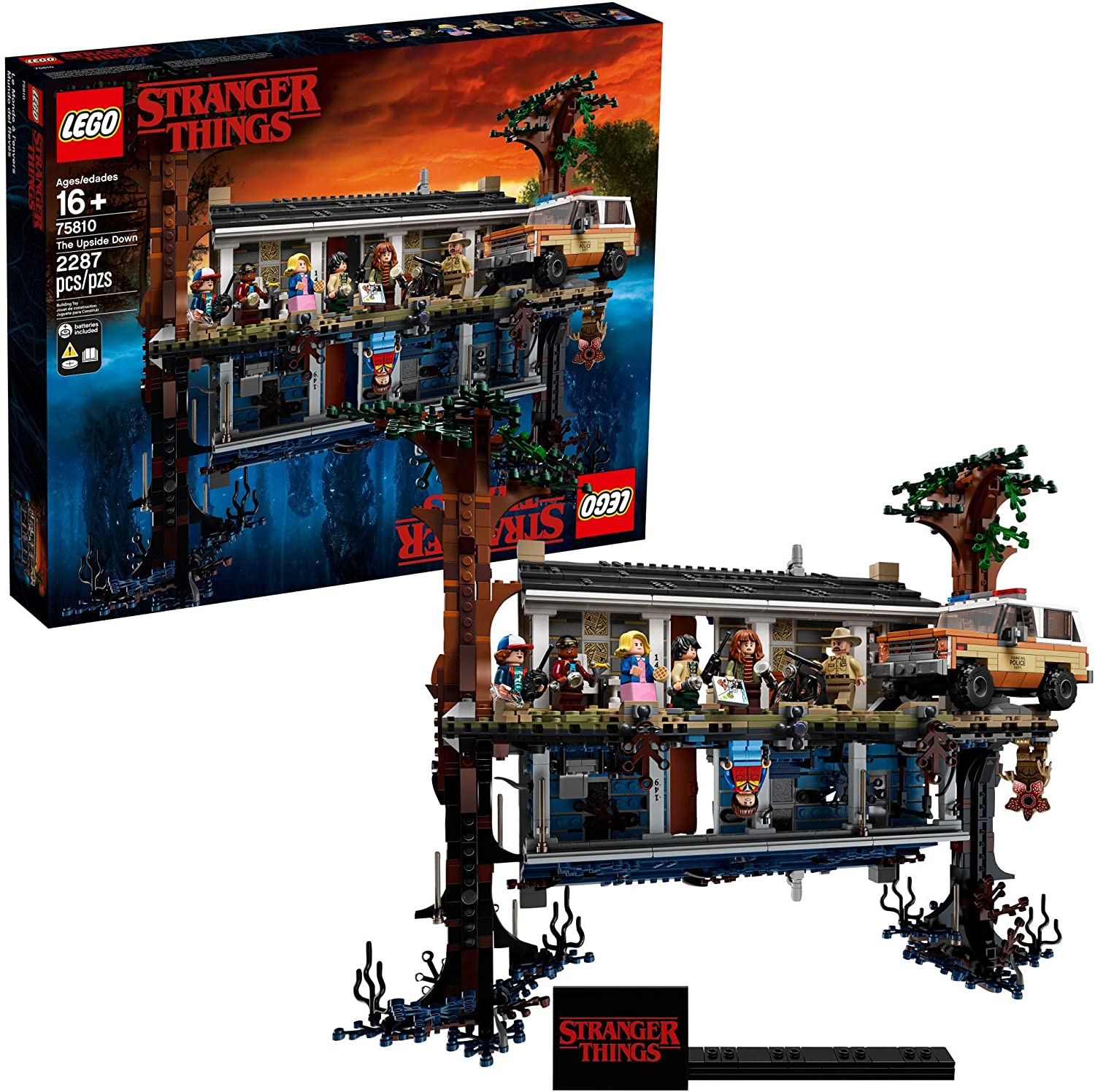 LEGO Stranger Things: The Upside Down - 2287 Piece Building Kit [LEGO, #75810] LEGO LEGO   