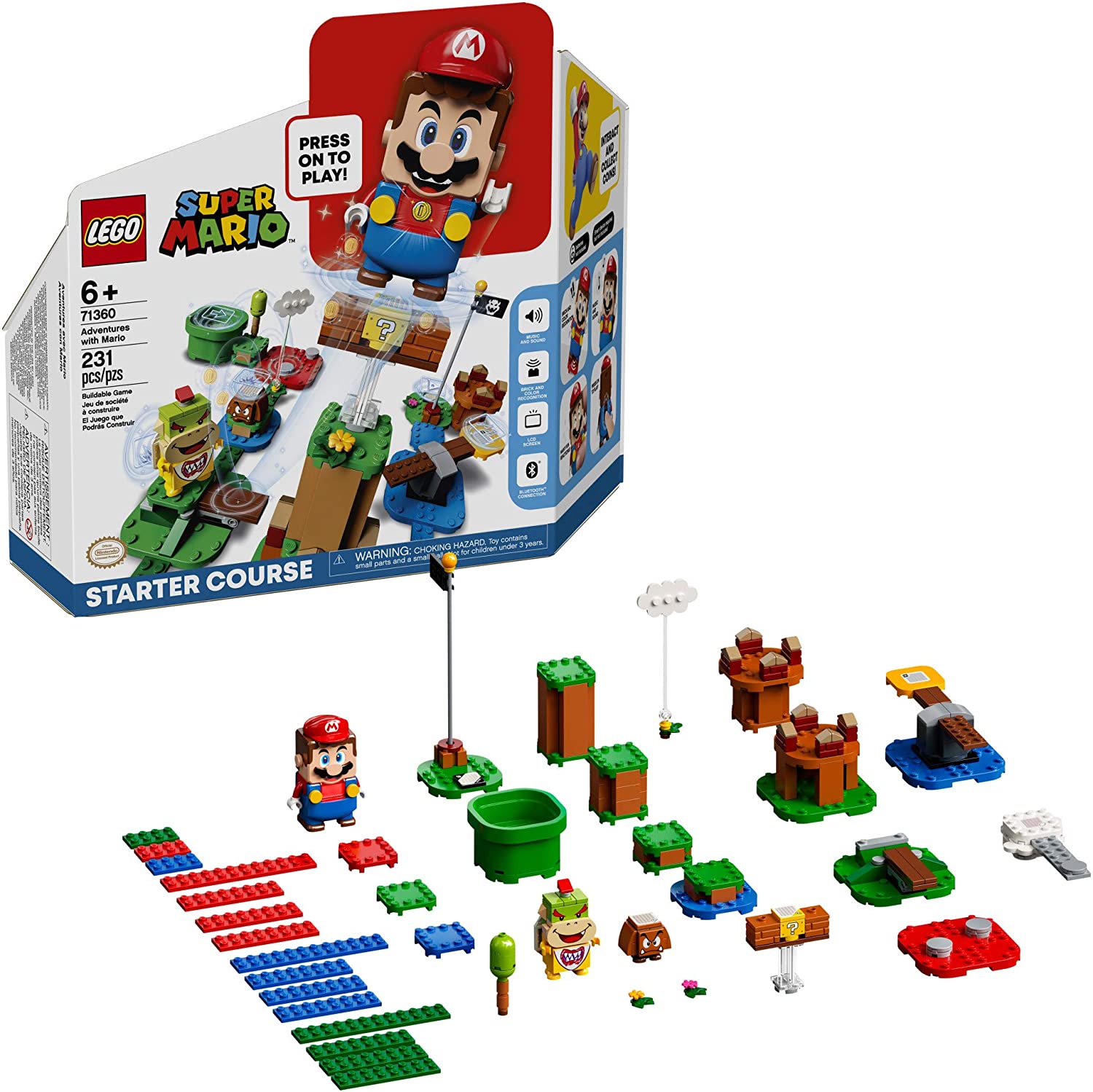 LEGO Super Mario: Adventures with Mario Starter Course - 231 Piece Building Kit [LEGO, #71360] LEGO LEGO   