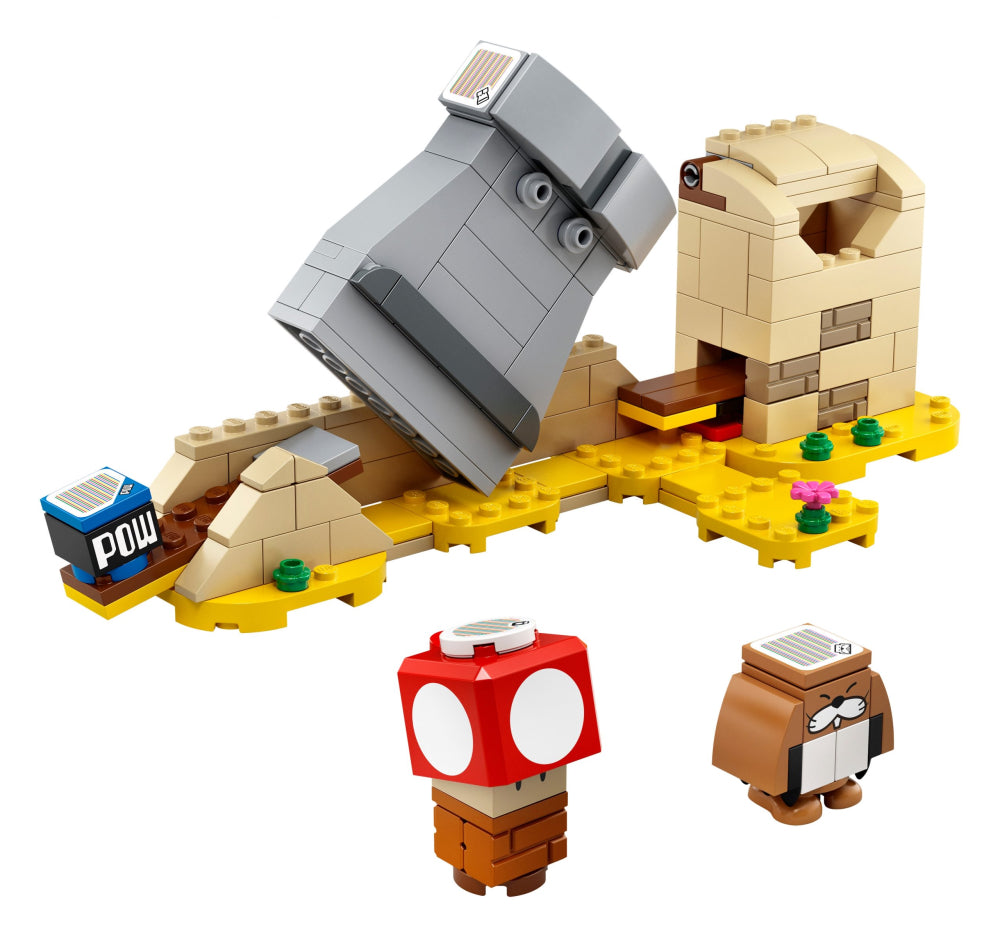 LEGO Super Mario: Monty Mole & Super Mushroom Expansion Set - 163 Piece Building Kit [LEGO, #40414] LEGO LEGO   
