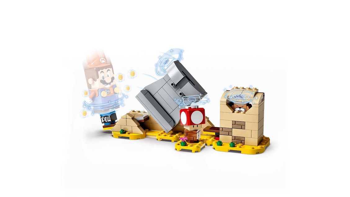 LEGO Super Mario: Monty Mole & Super Mushroom Expansion Set - 163 Piece Building Kit [LEGO, #40414] LEGO LEGO   