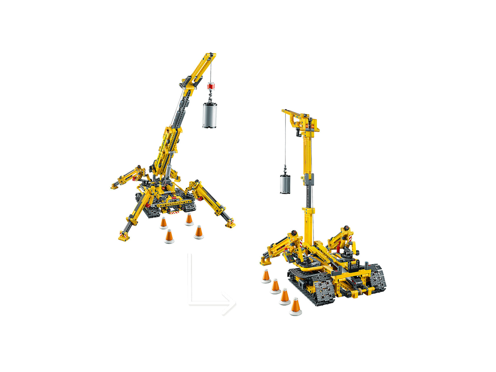 LEGO Technic: Compact Crawler Crane - 920 Piece Building Kit [LEGO, #42097] LEGO LEGO   