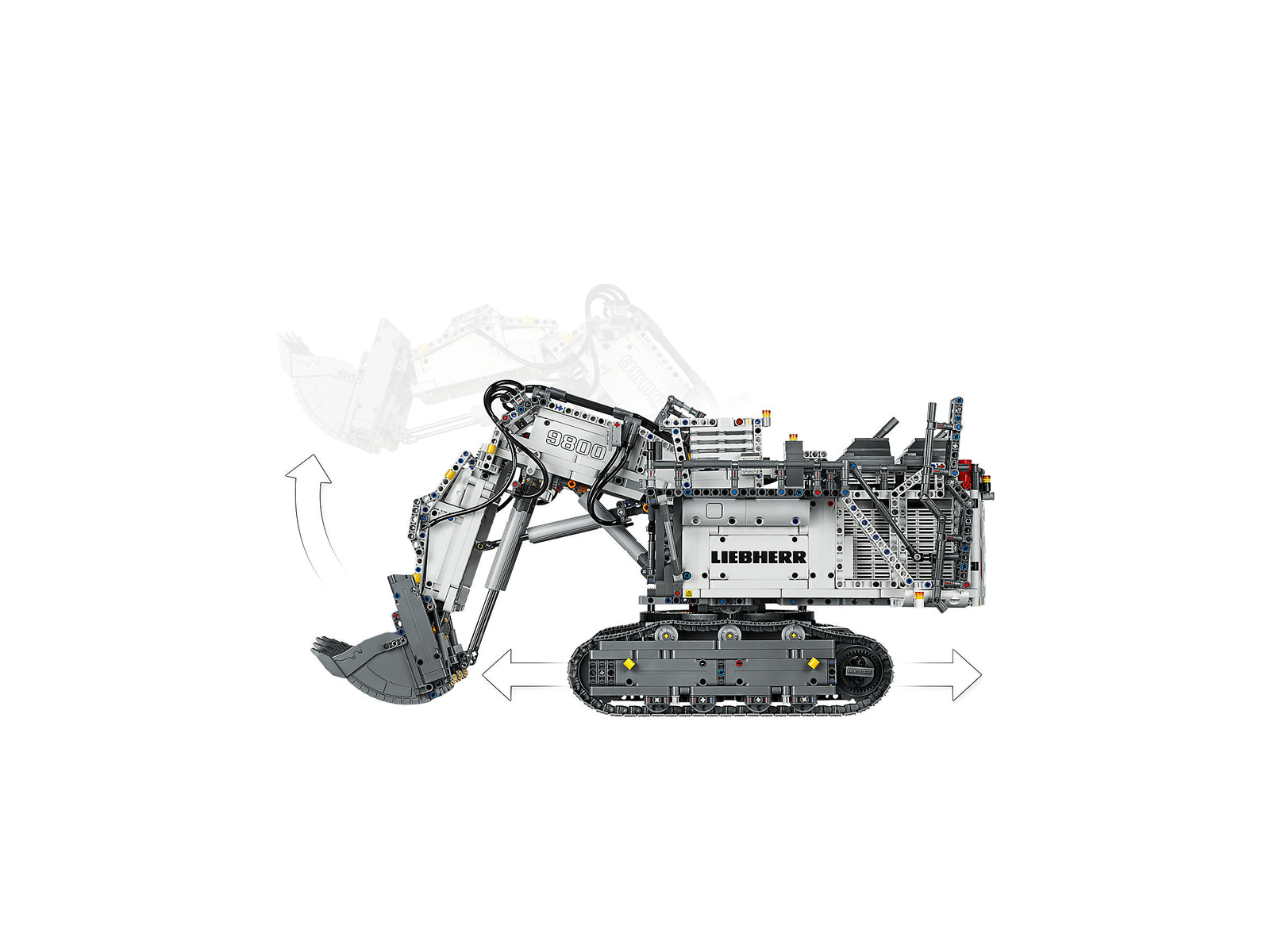 LEGO Technic: Liebherr R 9800 Excavator - 4108 Piece Building Kit [LEGO, #42100] LEGO LEGO   