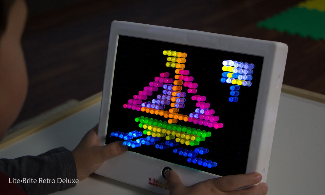 Lite Brite Magic Screen Deluxe Edition Toys & Games Basic Fun