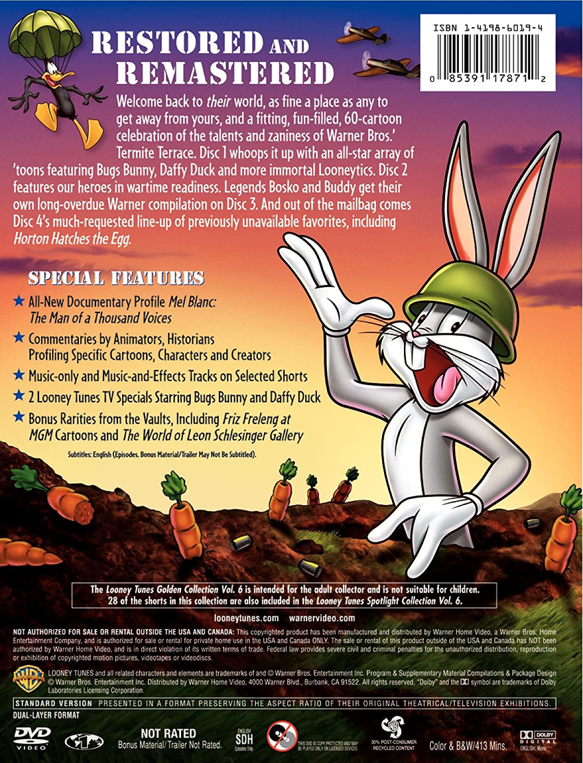 Looney Tunes Golden Collection: Volume Six [DVD Box Set] DVDs & Blu-Rays Warner Bros.   