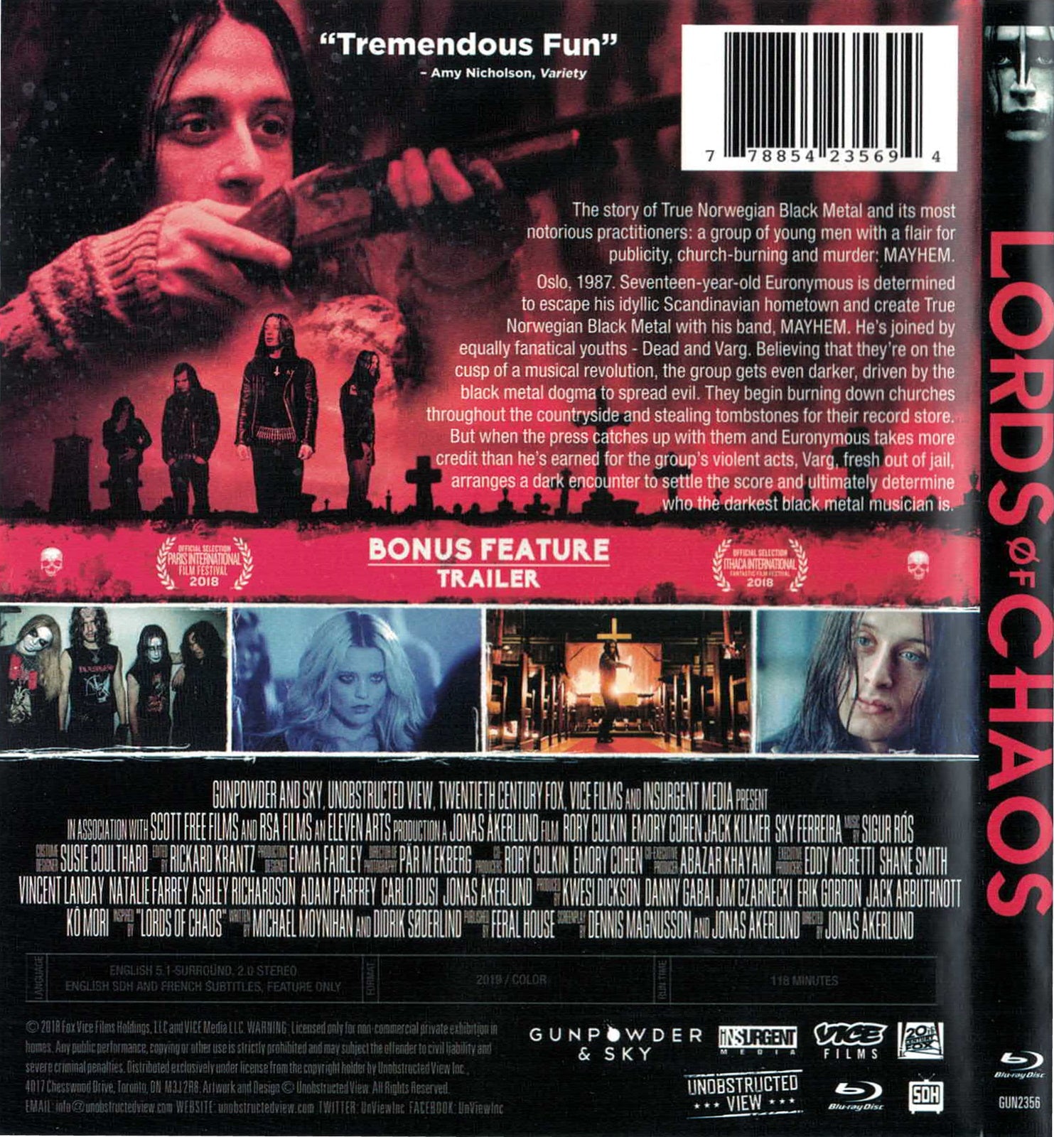 Lords of Chaos [Blu-ray] DVDs & Blu-Rays 20th Century Fox   
