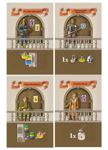 Lorenzo il Magnifico [Board Game, 2-4 Players] Board Game Cranio Creations   