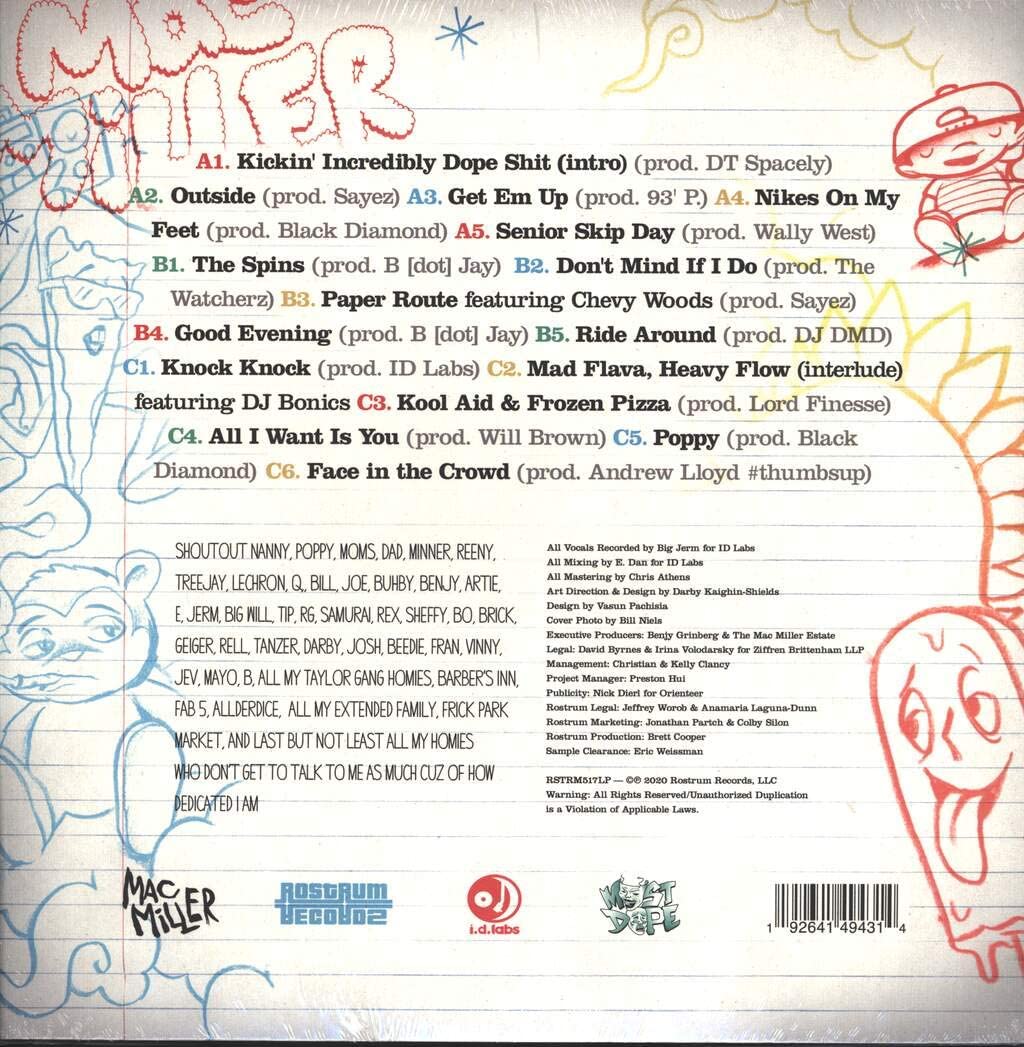 Mac Miller - K.I.D.S. [Audio Vinyl] Audio CD/Vinyl Rostrum Records   
