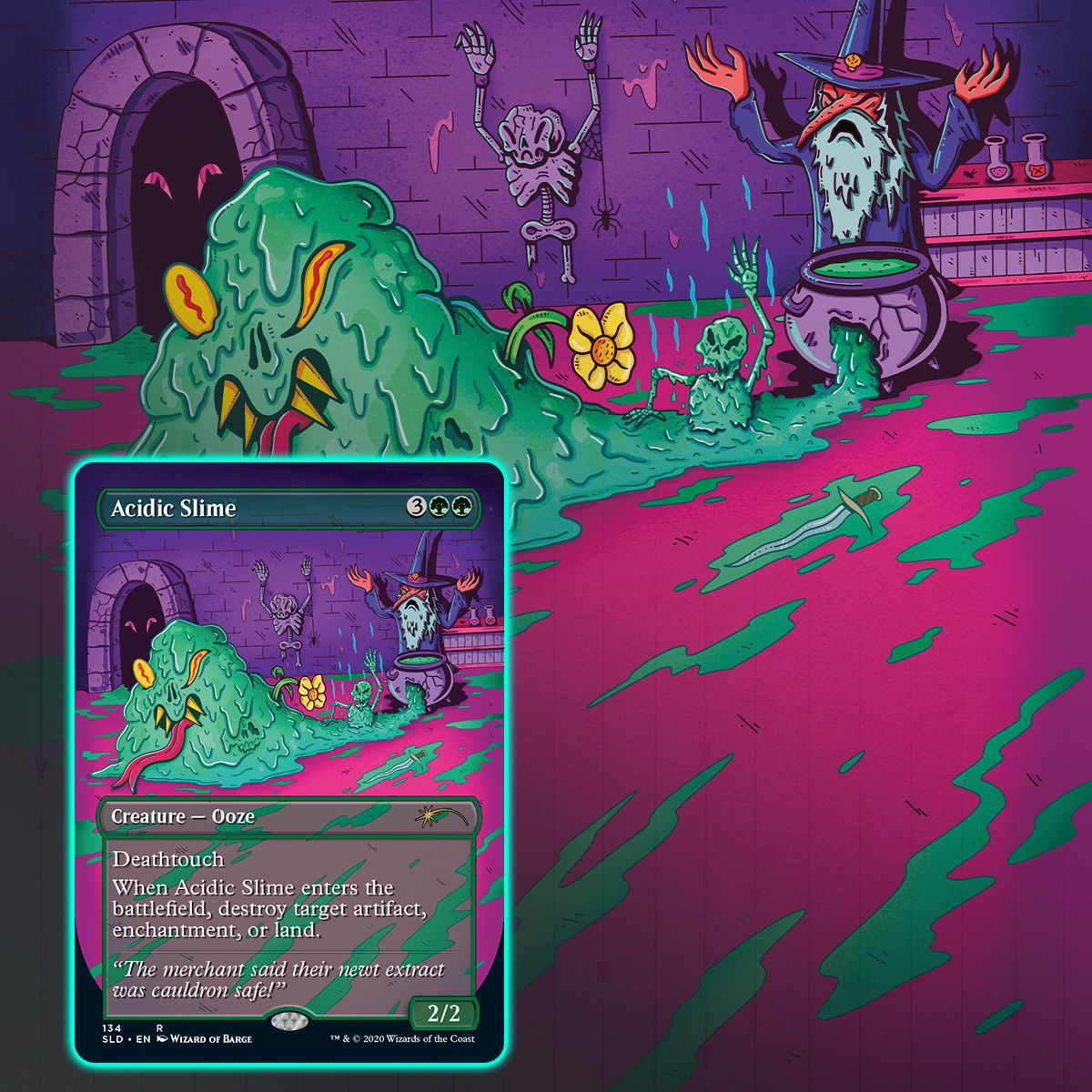 Magic: The Gathering TCG: Secret Lair Drop Series - Prime Slime Card Game Wizards of the Coast
