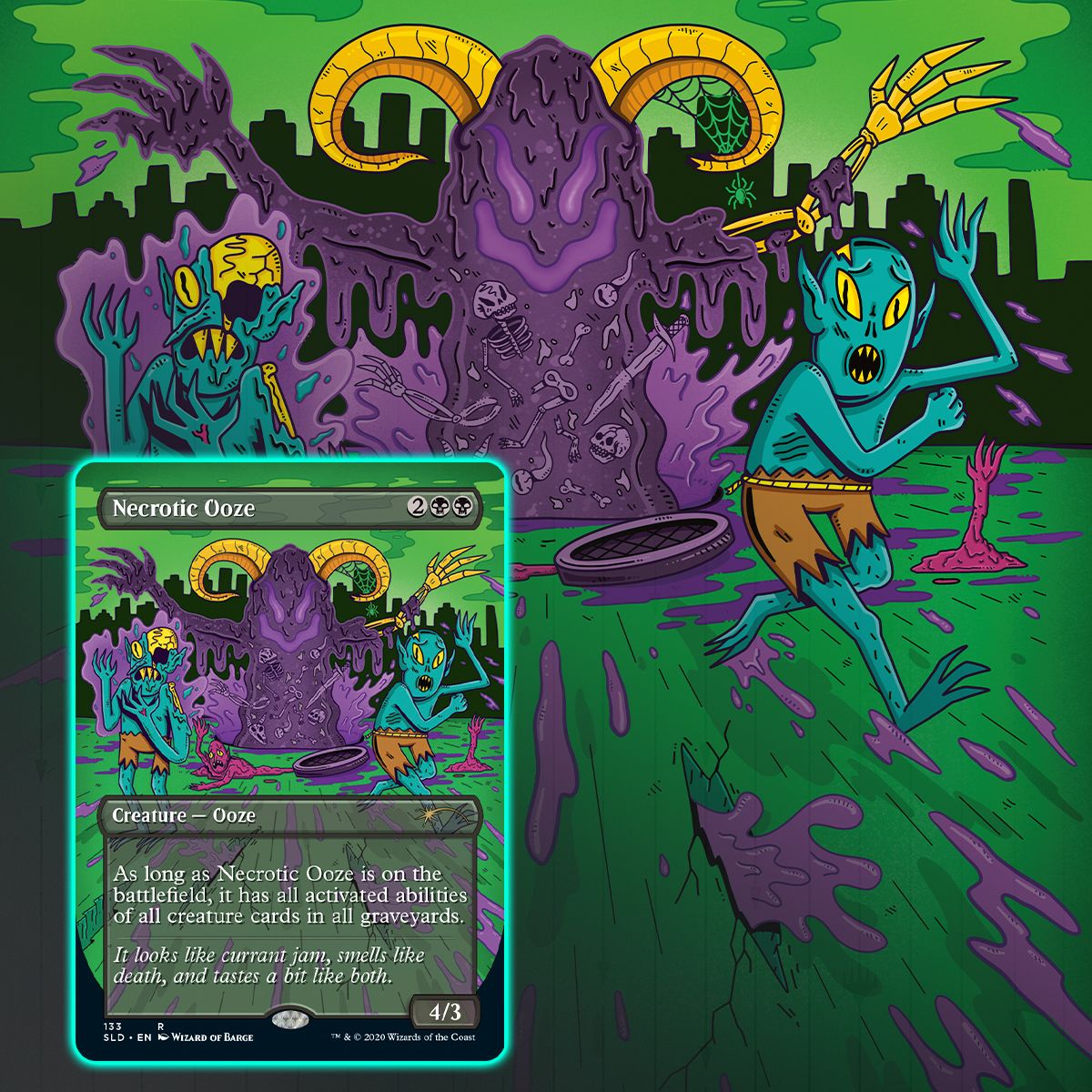 Magic: The Gathering TCG: Secret Lair Drop Series - Prime Slime Card Game Wizards of the Coast