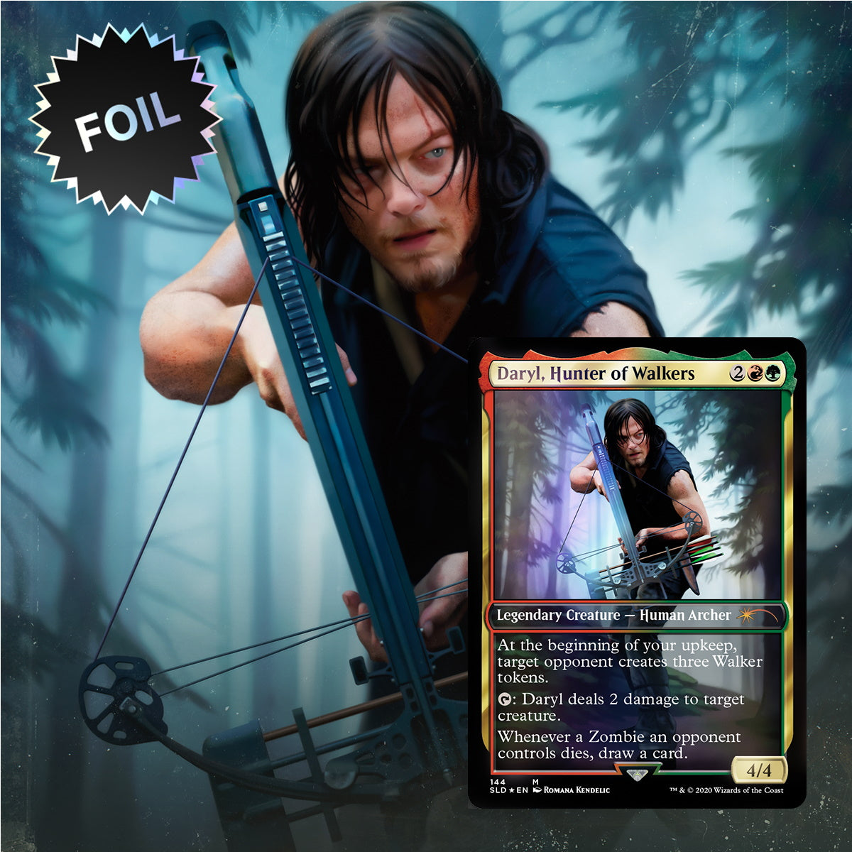 Magic: The Gathering TCG: Secret Lair x The Walking Dead FOIL Card Game Wizards of the Coast