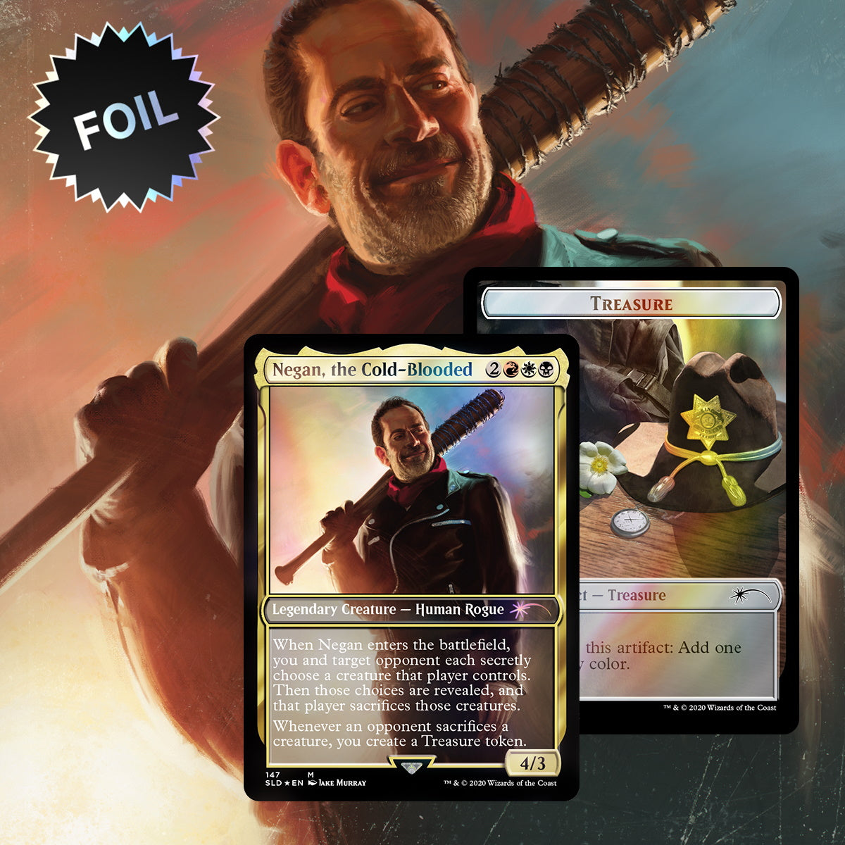 Magic: The Gathering TCG: Secret Lair x The Walking Dead FOIL Card Game Wizards of the Coast