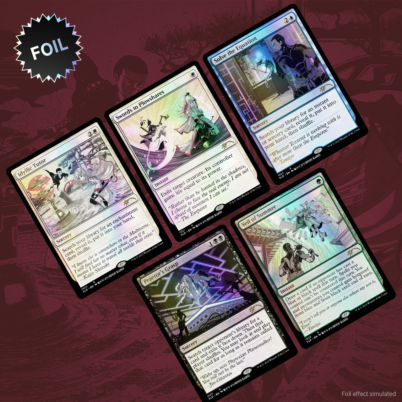 Magic: The Gathering TCG: Secret Lair Drop Series - Kamigawa: the Manga: the Cards - Foil Card Game Wizards of the Coast