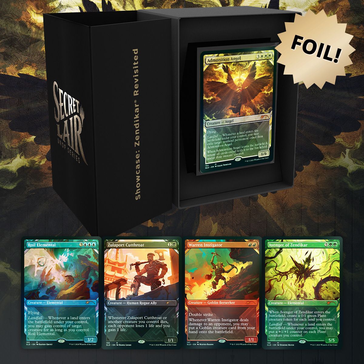 Magic: The Gathering TCG: Secret Lair Drop Series - Showcase: Zendikar Revisited - Foil Card Game Wizards of the Coast