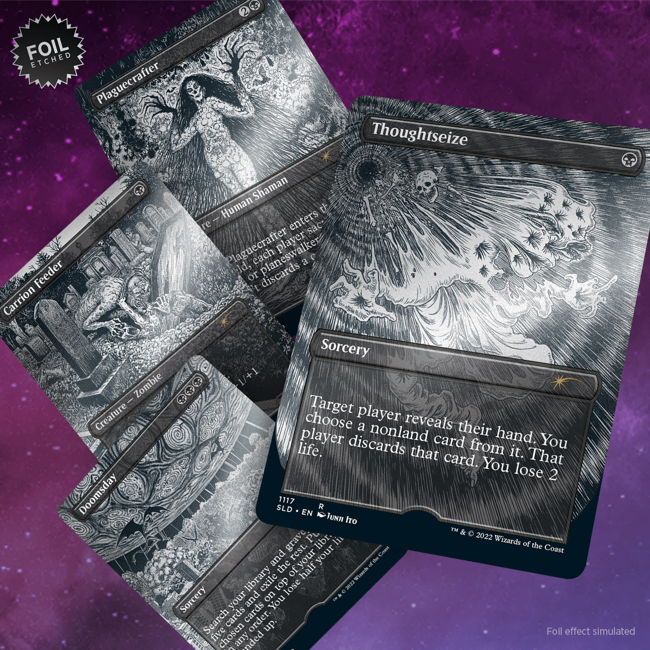 Magic: The Gathering TCG: Secret Lair Drop Series - Special Guest: Junji Ito (English) - Foil Etched Edition Card Game Wizards of the Coast