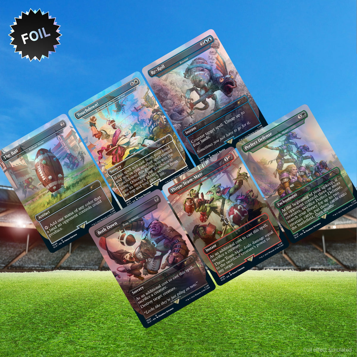 Magic: The Gathering TCG: Secret Lair x Blood Bowl - FOIL EDITION Card Game Wizards of the Coast