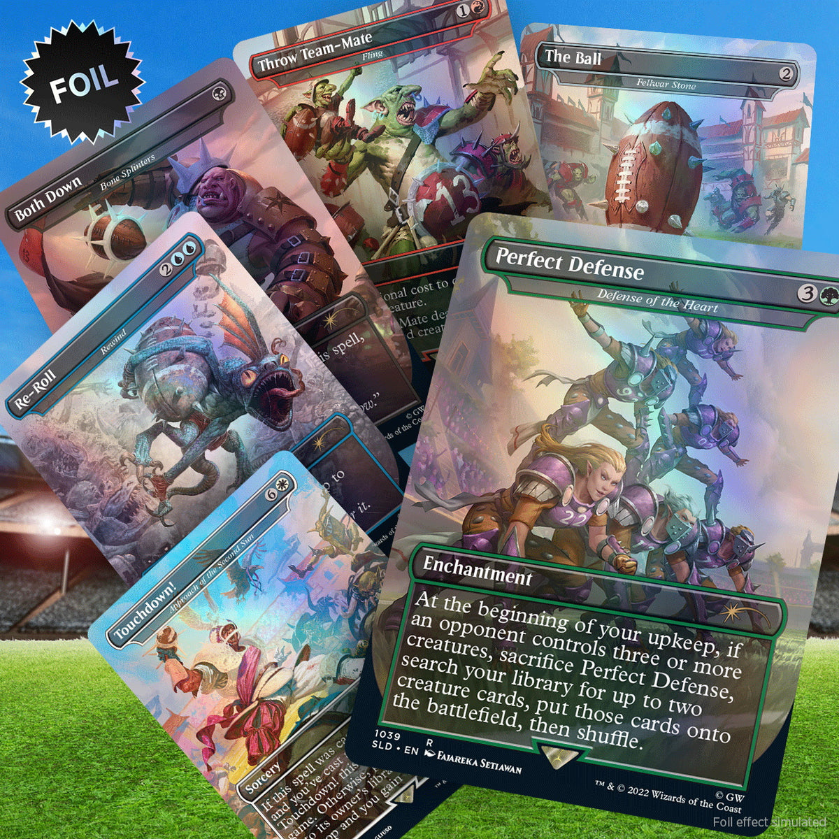 Magic: The Gathering TCG: Secret Lair x Blood Bowl - FOIL EDITION Card Game Wizards of the Coast