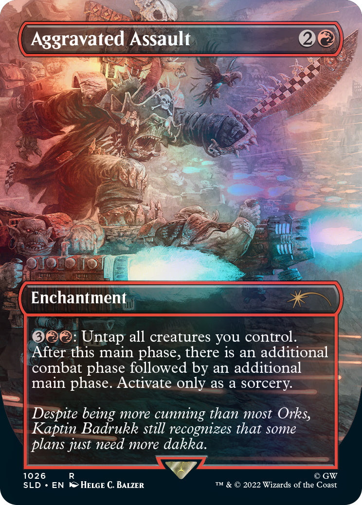Magic: The Gathering TCG: Secret Lair x Warhammer 40,000: Orks - FOIL Card Game Wizards of the Coast