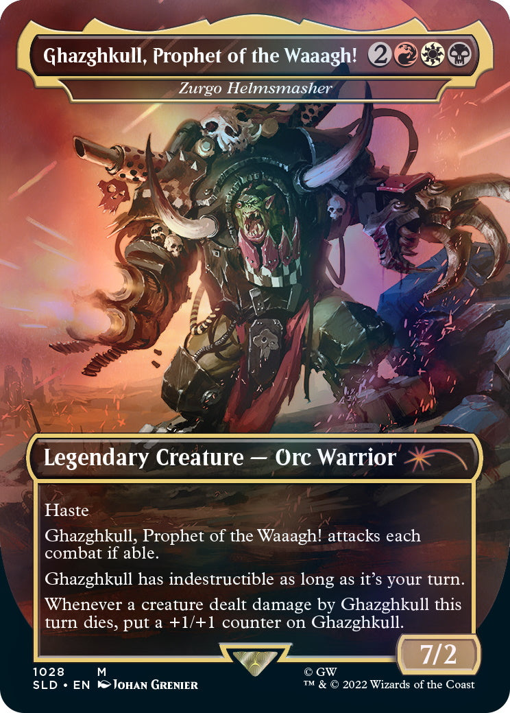 Magic: The Gathering TCG: Secret Lair x Warhammer 40,000: Orks - FOIL Card Game Wizards of the Coast