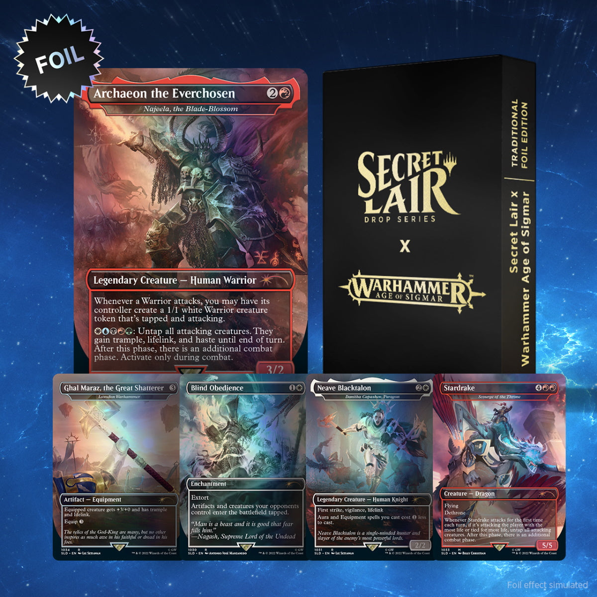 Magic: The Gathering TCG: Secret Lair x Warhammer Age of Sigmar - Foil Card Game Wizards of the Coast