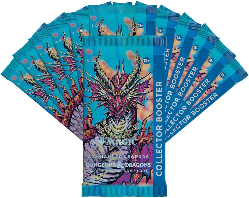Magic: The Gathering TCG: Commander Legends: Battle for Baldur's Gate Collector Booster Box - 12 Packs Card Game Wizards of the Coast