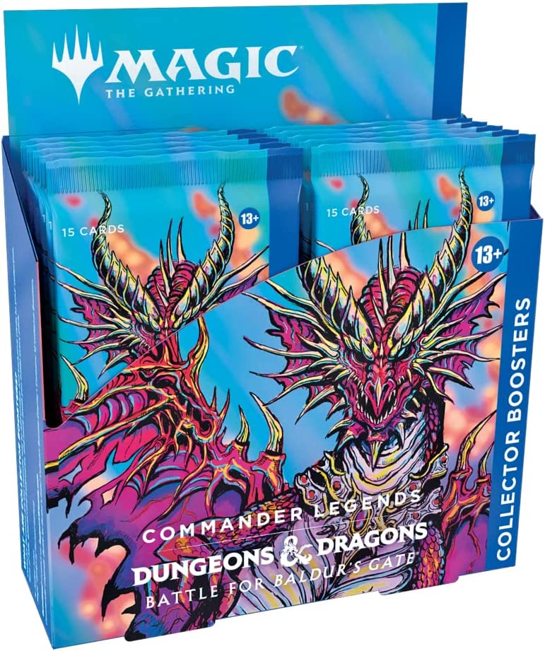 Magic: The Gathering TCG: Commander Legends: Battle for Baldur's Gate Collector Booster Box - 12 Packs Card Game Wizards of the Coast
