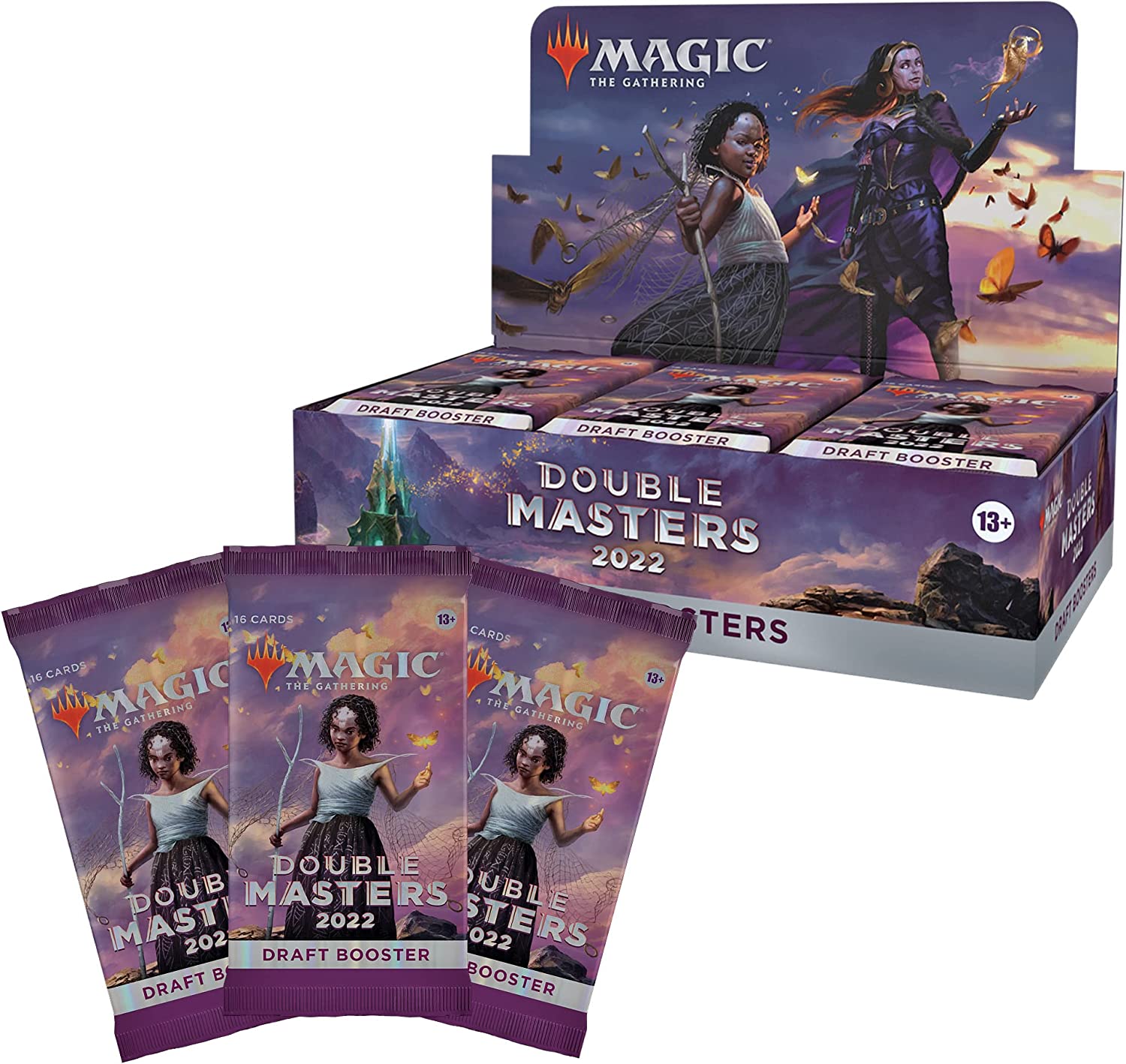 Magic: The Gathering TCG: Double Masters 2022 Draft Booster Box [24 Packs] Card Game Wizards of the Coast