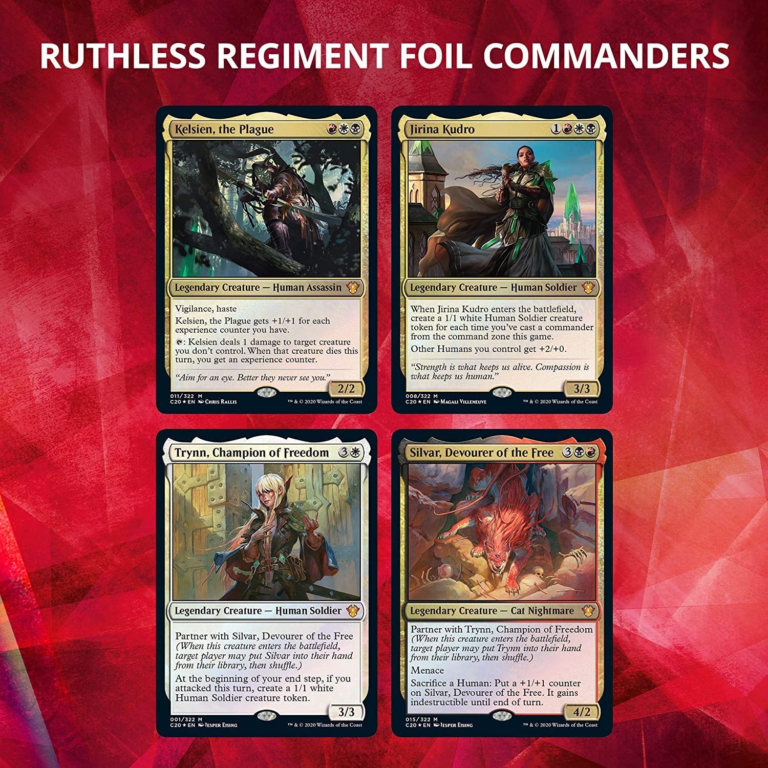 Magic: The Gathering TCG: Ikoria: Lair of Behemoths Commander Decks - All 5 Decks - 20 Foil Legendary Creatures Card Game Wizards of the Coast