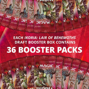 Magic: The Gathering TCG: Ikoria: Lair of Behemoths Draft Booster Box - 36 Packs Card Game Wizards of the Coast