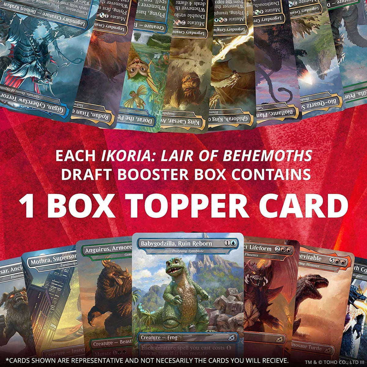 Magic: The Gathering TCG: Ikoria: Lair of Behemoths Draft Booster Box - 36 Packs Card Game Wizards of the Coast