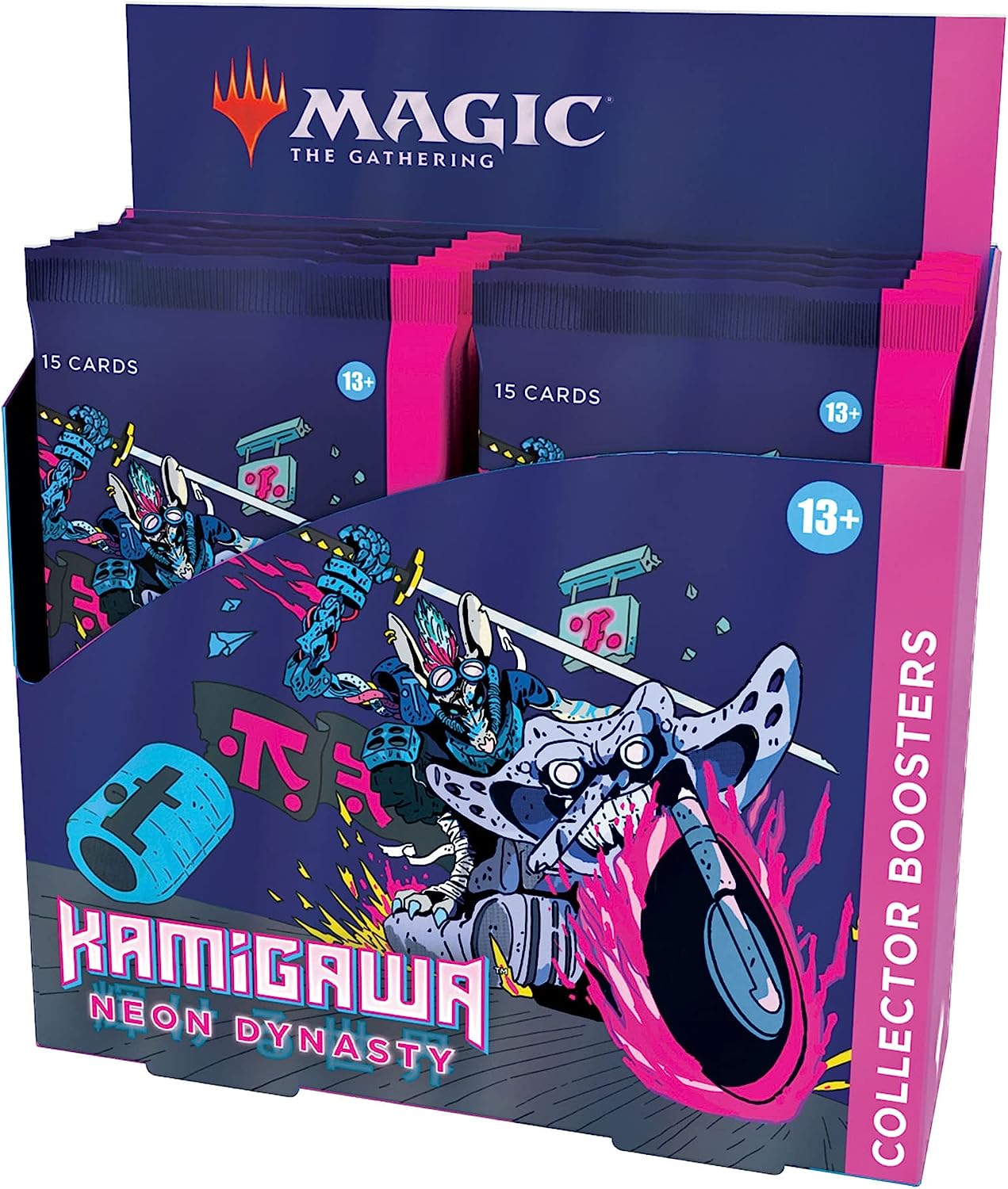 Magic: The Gathering TCG: Kamigawa: Neon Dynasty Collector Booster Box - 12 Packs Card Game Wizards of the Coast