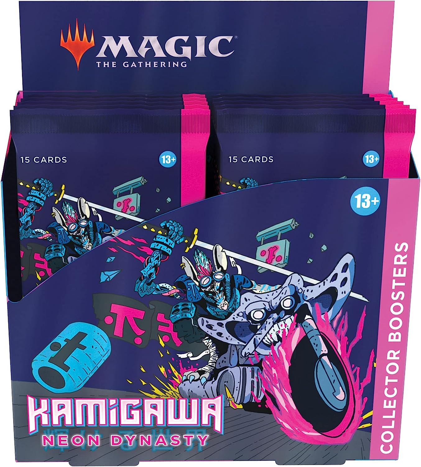 Magic: The Gathering TCG: Kamigawa: Neon Dynasty Collector Booster Box - 12 Packs Card Game Wizards of the Coast