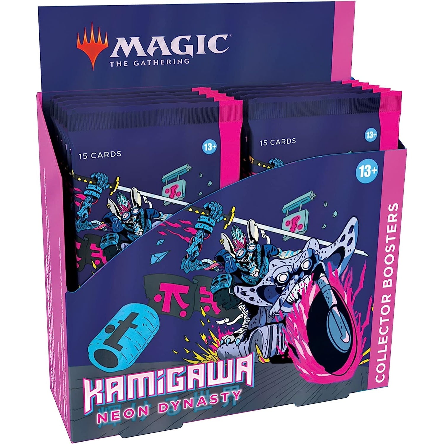 Magic: The Gathering TCG: Kamigawa: Neon Dynasty Collector Booster Box - 12 Packs Card Game Wizards of the Coast