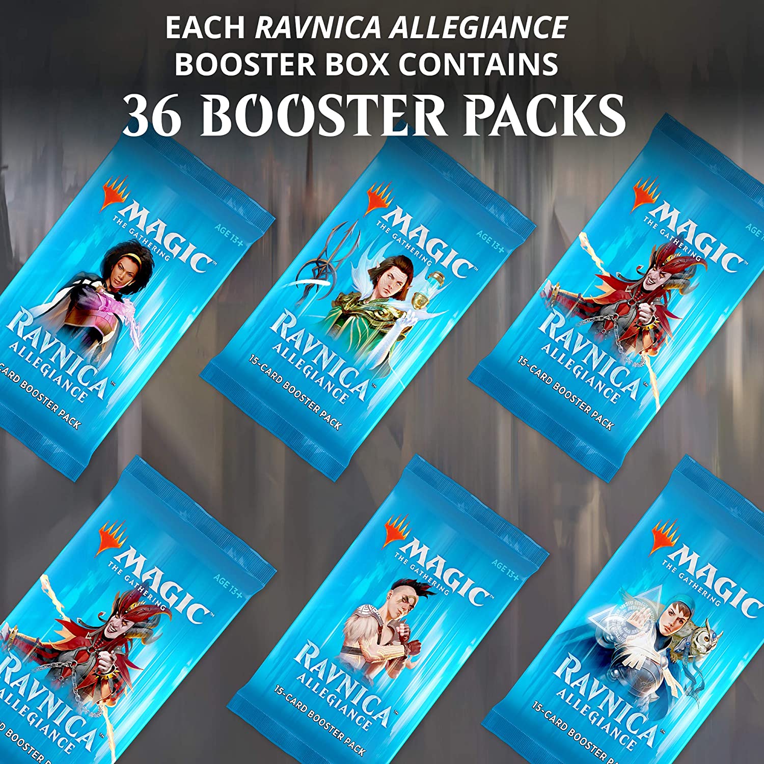 Magic: The Gathering TCG: Ravnica Allegiance Booster Box - 36 Packs Card Game Wizards of the Coast