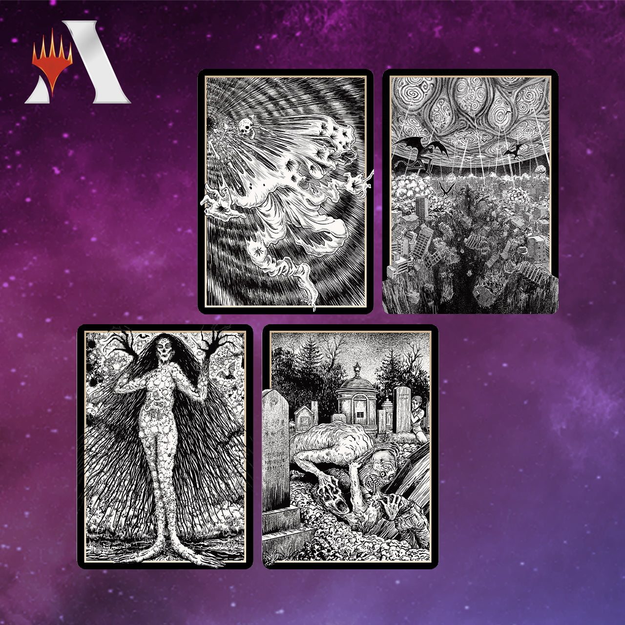Magic: The Gathering TCG: Secret Lair - Junji Ito (Japanese) - Foil Etched Edition Card Game Wizards of the Coast