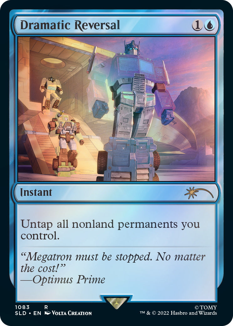 Magic: The Gathering TCG: Secret Lair Drop Series - Transformers: Roll Out or Rise Up - Foil Edition Card Game Wizards of the Coast