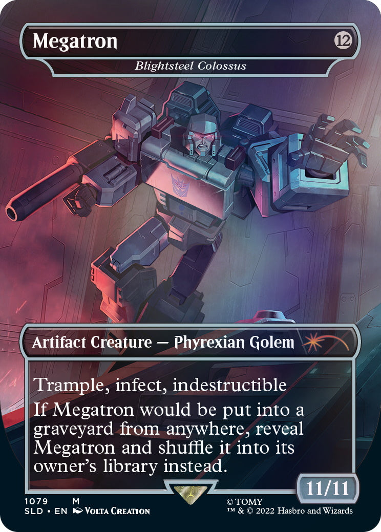 Magic: The Gathering TCG: Secret Lair Drop Series - Transformers: Optimus Prime vs. Megatron - Foil Edition Card Game Wizards of the Coast