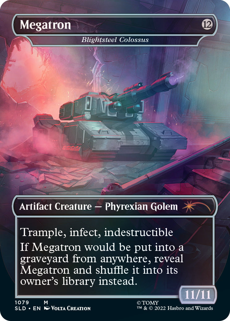 Magic: The Gathering TCG: Secret Lair Drop Series - Transformers: Optimus Prime vs. Megatron - Foil Edition Card Game Wizards of the Coast