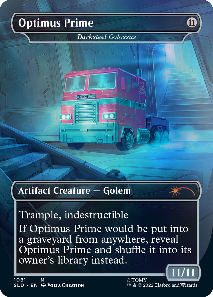 Magic: The Gathering TCG: Secret Lair Drop Series - Transformers: Optimus Prime vs. Megatron - Foil Edition Card Game Wizards of the Coast