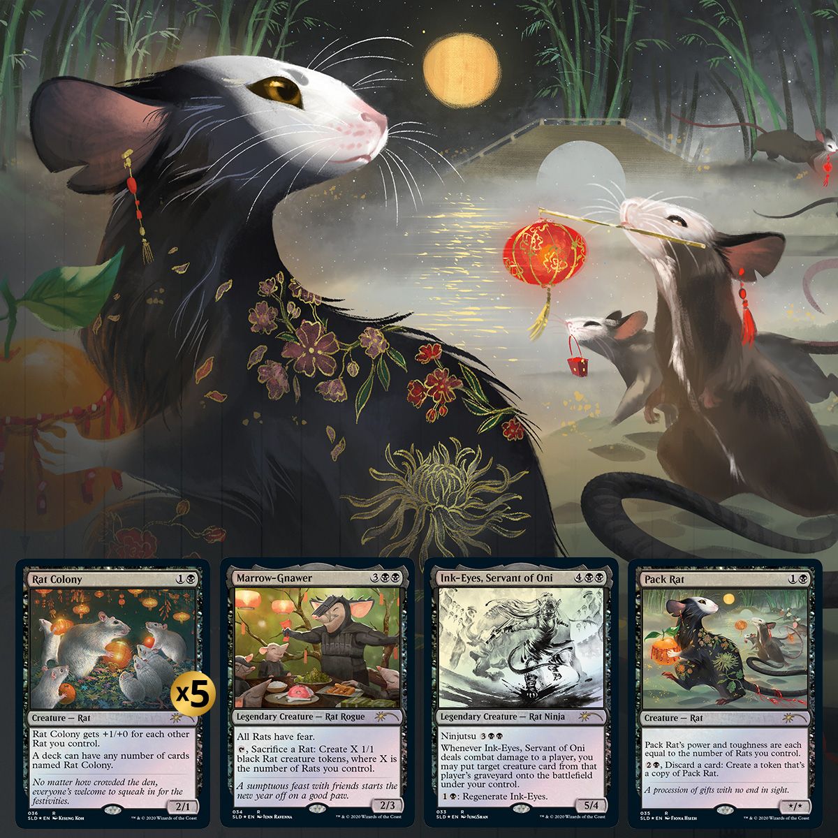 Magic: The Gathering TCG: Secret Lair Drop Series - Year of the Rat Card Game Wizards of the Coast