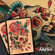 Magic: The Gathering TCG: Secret Lair Drop Series - Full Sleeves: The Tattoo Pack Card Game Wizards of the Coast