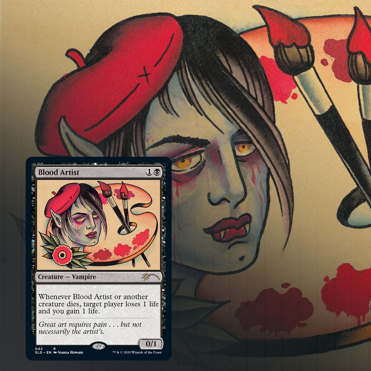 Magic: The Gathering TCG: Secret Lair Drop Series - Full Sleeves: The Tattoo Pack Card Game Wizards of the Coast