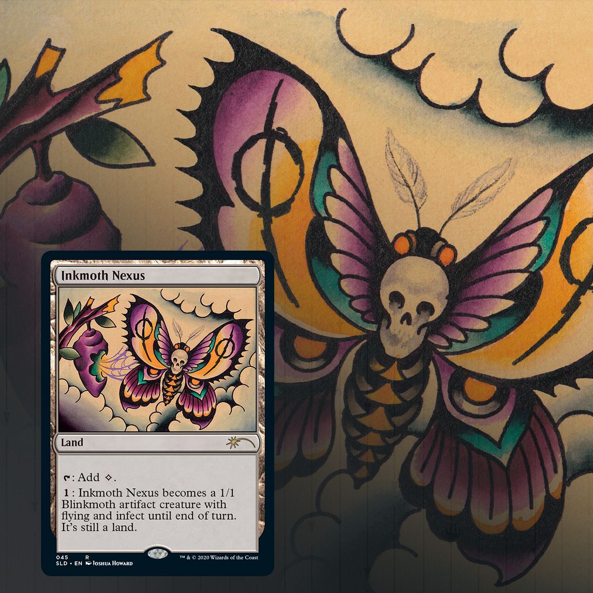 Magic: The Gathering TCG: Secret Lair Drop Series - Full Sleeves: The Tattoo Pack Card Game Wizards of the Coast
