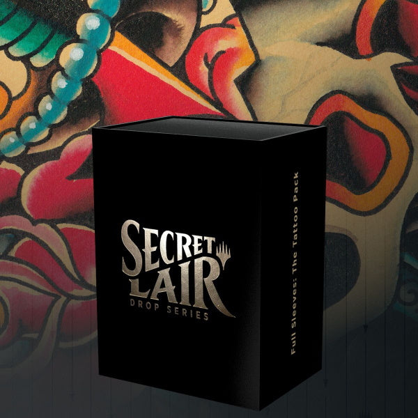 Magic: The Gathering TCG: Secret Lair Drop Series - Full Sleeves: The Tattoo Pack Card Game Wizards of the Coast